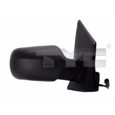 Imagen de espejo retrovisor Tyc 310 0024 izquierda negro convexo, calefactable, para ajuste elect. FORD: FIESTA 5, 5 Van