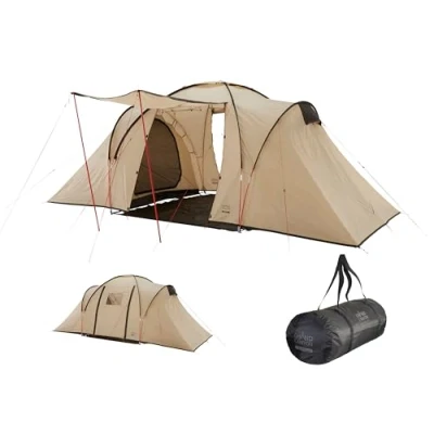 Imagen de Grand Canyon Atlanta 4 Carpa con cúpula para Personas Carpa, Familiar Dos áreas de Dormir Mojave Desert (Beige)