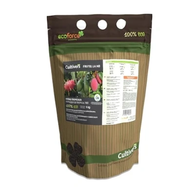 Imagen de CULTIVERS Abono árboles Tropicales Ecológico 5 kg. Fertilizante para Aguacate, Mango, Litchi, Pitahaya, Papaya y Guayaba