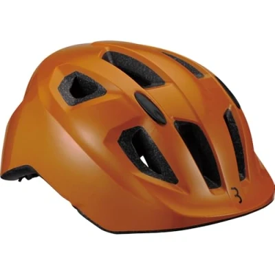 Imagen de BBB Cycling Casco de bicicleta para niños y niñas, cuenta con sistema fácil ajuste, mosquitera reflectante. Color Naranja Tigre Modelo BHE 172 Talla S (46 52 cm)