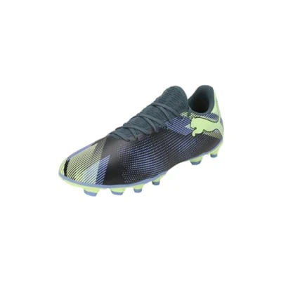 Imagen de Puma Future 7 PLAY FG/AG Botas de fútbol con tacos, Hombre, Talla: 46, Gray skies/elektro purple/fizzy apple/white Zapatos