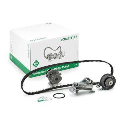 Imagen de INA 530 0345 30 bomba de Agua + Kit Distribucion con agua, material montaje añadido VOLKSWAGEN: Golf 4, 4 Variant, Sharan I