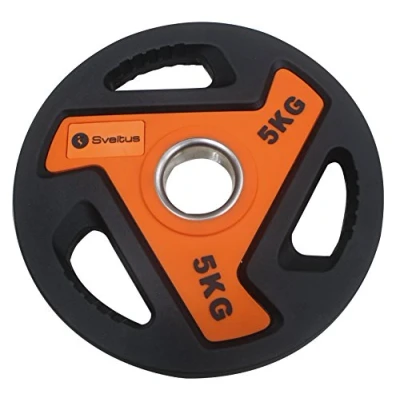 Imagen de Sveltus 3811 Disco para Barra, Unisex, Orange/Noir, 5 kg