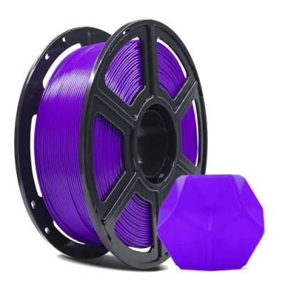 Imagen de FLASHFORGE filamento para impresora 3D, PLA PRO de 0.069 pulgadas, carrete 2.2 libras, precisión dimensional +/ 0.02 mm impresoras 3D FDM, mejor tenacidad y sin nudos (morado)