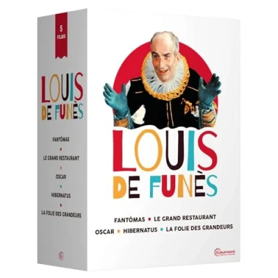 Imagen de Louis de Funès 5 films cultes : Fantomas + Le grand restaurant Oscar Hibernatus La folie des grandeurs [DVD]