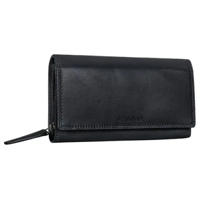 Imagen de STILORD &#039;Ellen&#039; Billetera de Cuero Damas Protección RFID y NFC en una Elegante Caja Regalo Grande Cartera Real, Color:Negro