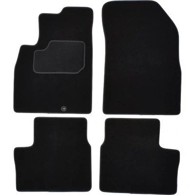 Imagen de MAMMOOTH A041 NIS90 PRM 01 Juego de alfombrillas suelo textil delante y detrás 4 negro NISSAN: MICRA