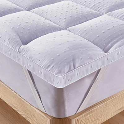 Imagen de Bedecor 3D Massage Bubbles Topper,Sobrecolchon de Microfibra con 600GSM Poliester, Muy Comodo, Acogedor, Suave y Lavable a Maquina 90 x 200 cm