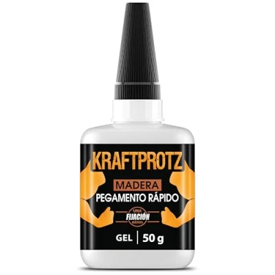 Imagen de 50 g superglue para madera y manualidades extra fuerte ARKA Kraftprotz cola transparente viscoso resistente al agua fácil aplicación fijación segura