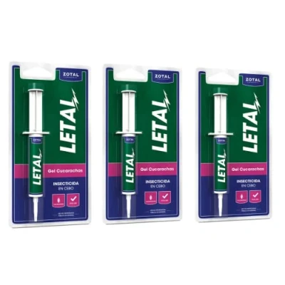Imagen de LETAL® Gel insecticida (Pack cucarachas x3)