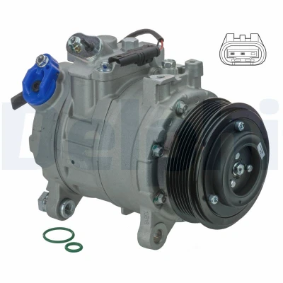 Imagen de DELPHI CS20536 Compresor de Aire Acondicionado 7ZSE17 PAG 46 R 134 a, 1234yf sin acoplamiento magnético BMW: X3, 1 Hatchback, 4 Cabrio