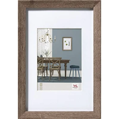 Imagen de walther design EF045N Marco de madera Fiorito 30x45 cm, nogal