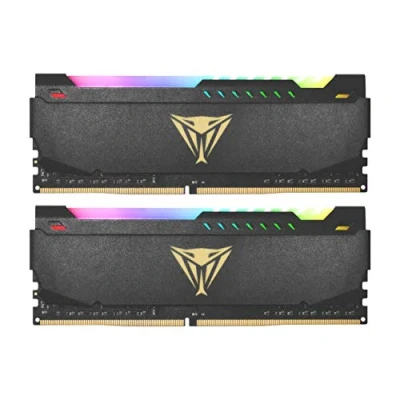 Imagen de Viper Steel DDR4 3600MHz 16GB (2x8GB) C18 Kit LED RGB de Memoria Alto Rendimiento Gris