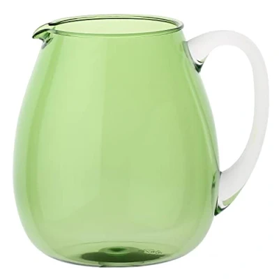 Imagen de Rosas y tulipanes Jarra de acrílico 2,5 l Jug Lime Lavable en lavavajillas