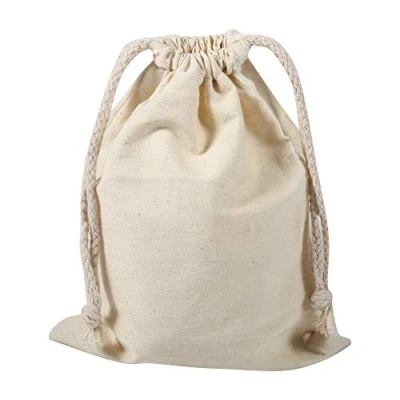 Imagen de bolsa Ropa Guarderia Algodon Cordon tela Sucia Paquete bolsas con cordón de algodón almacenamiento normal para uso doméstico 6pcs(15 * 20cm)