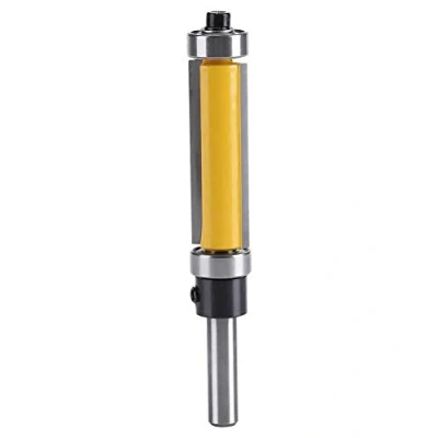 Imagen de Brocas Flush Trim Router Rodamiento Superior bit 1/4&quot;Vástago Recto Herramienta de carpintería con Punta carburo