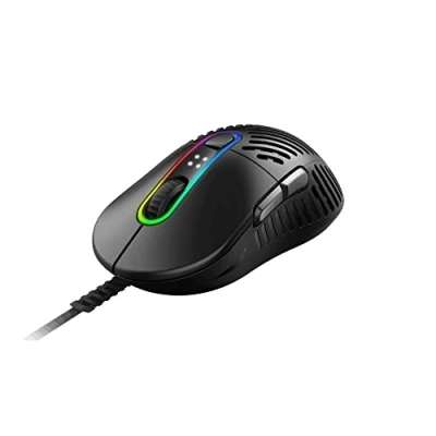 Imagen de MOUNTAIN &quot;Makalu 67&quot; Ratón con Cable para PC Gamer ergonómico RGB Ligero Juegos Sensor PixArt PAW3370 Material PTFE computadora
