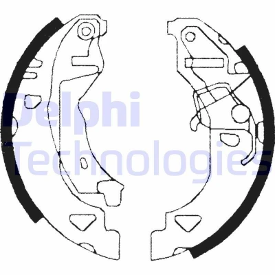 Imagen de DELPHI LS1682 Zapatas de Freno 180 32 FIAT: Punto I Hatchback, Brava Tipo LANCIA: Y, Y10