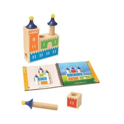 Imagen de SmartGames Junge Juego de reflexión, lógica y construcción, Multicolor (Smart Games SG 030 FR)