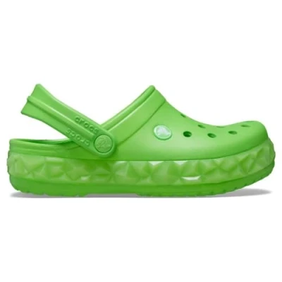 Imagen de Crocs Crocband Clog T, Zuecos Unisex niños, Verde (Geo Glow Band Green Slime), 20/21 EU