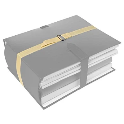 Imagen de Exacompta 6323H Correa para documentos carpeta, color beige, longitud 1,00 m, paquete de 25