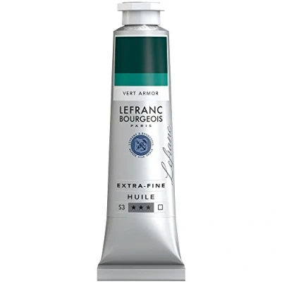Imagen de Lefranc Bourgeois Óleo Extra Fino 40ml Tubo de pintura, Verde Armor
