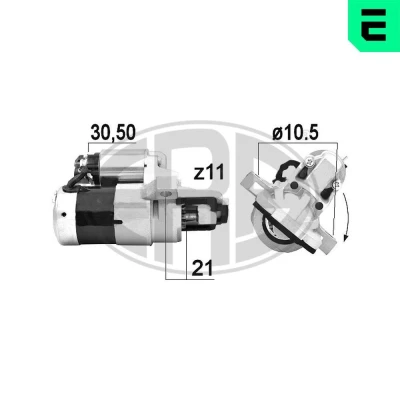 Imagen de ERA 220921A Motor de arranque 12 1 11 MAZDA: 3 Hatchback, 6 Berlina