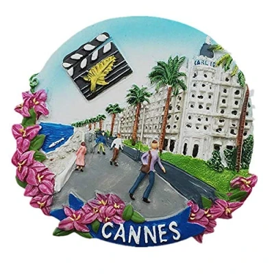 Imagen de MUYU Magnet 3D Cannes Francia imán de Nevera Viaje Recuerdo Regalo hogar y Cocina decoración magnética calcomanía