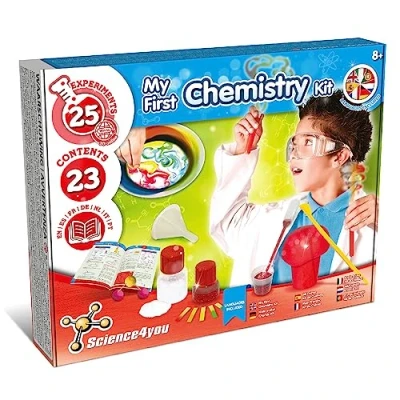 Imagen de Science4you Laboratorio de Quimica Niños +8 Años Kit Ciencias con 25 Experimentos Química para Niños: Ciencia Explosiva Juego y Juegos Educativos 8 9 10 11 12