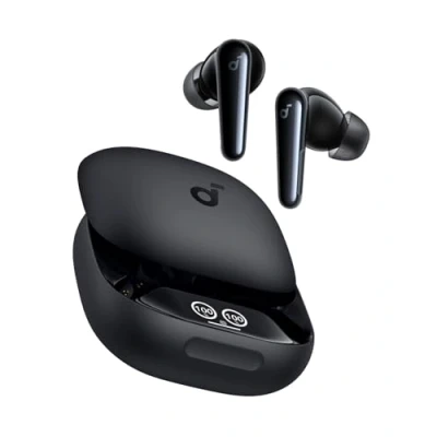 Imagen de Soundcore Liberty 4 Pro de Anker, Auriculares Inalámbricos con Cancelación Ruido Adaptativa en Tiempo Real, 7 Sensores, Música Hi Fi Estudio, Llamadas Nítidas 9 Micrófonos e IA