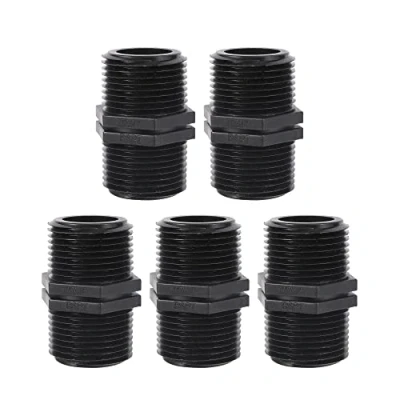 Imagen de FOGWOWO 5 Piezas de 1&quot; x BSP Conexión Manguera,Rosca Exterior Adaptador Riego para Sistemas Manguera Jardín