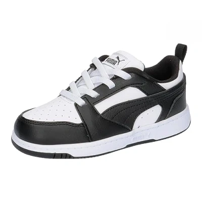 Imagen de PUMA Rebound V6 LO AC INF, Sneaker Unisex niños, White Black, 21 EU