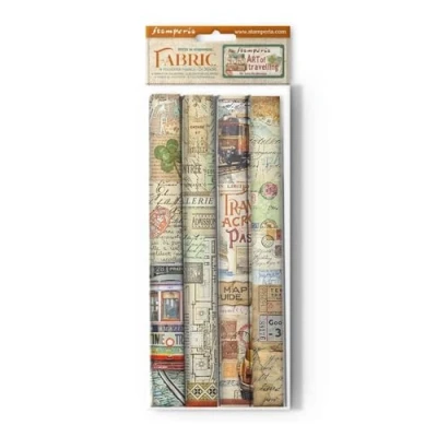 Imagen de Stamperia SBPLT40 Sheets Fabric, multicolor, 30 x 0,2 cm