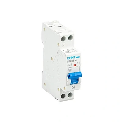 Imagen de CHINT Interruptor Automatico Magnetotermico Gama UB 1P 3P 4P Domestica Curva C (1P+N, 32A)