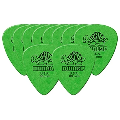 Imagen de PUAS PARA GUITARRA ELECTRICA DUNLOP TORTEX 418R.88 VERDES 10 UNIDADES ROCKMUSIC ESPAÑA