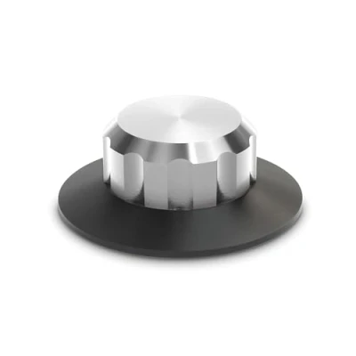 Imagen de Dynavox Abrazadera de Vinilo Aluminio Plateado VC150
