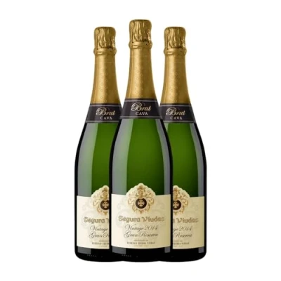 Imagen de Segura Viudas Vintage Brut Cava Gran Reserva 75 cl Espumoso blanco (Caja de 3 Botellas cl)
