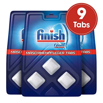 Imagen de Finish pastillas para el cuidado de la máquina lavavajillas contra suciedad y grasa en interior del 1 x 3