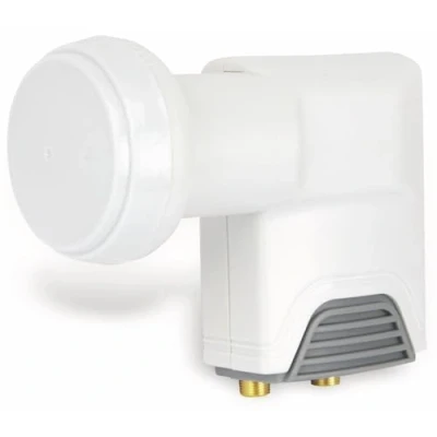 Imagen de Goobay Convertidores LNB para cuatro usarios (0.1dB, compatible con HDTV), blanco