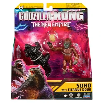 Imagen de Godzilla GVK Figura Monster Basic Movie 2 de 15,2 cm Suko con Perro verruga