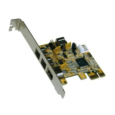 Imagen de Secomp EX 16415 Accesorio (PCIe, IEEE 1394/Firewire, 0,8 Gbit/s, Gris, Amarillo, Windows 2000 Server, Server 2003, 2008, 6,5 cm)