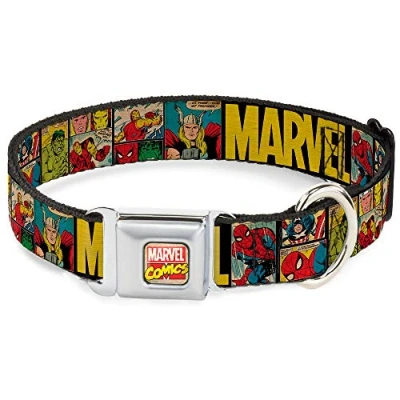 Imagen de Buckle Down AVA Marvel Comics Collar de Perro