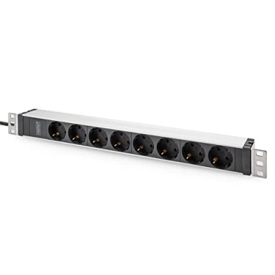 Imagen de DIGITUS Regleta 19&quot; 8 tomas enchufe C20 1U 250VAC 50/60Hz 16A
