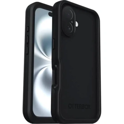 Imagen de OtterBox Frē Series PC Back Cover Negro Magnético Apple iPhone 16
