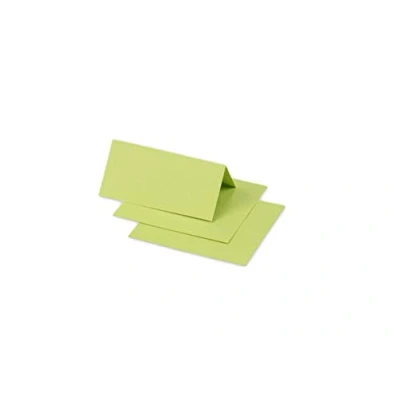 Imagen de Clairefontaine Ref 75050 C , Pollen paquete de 25 Marque places 8 x 8, 5 cm, verde Bourgeon