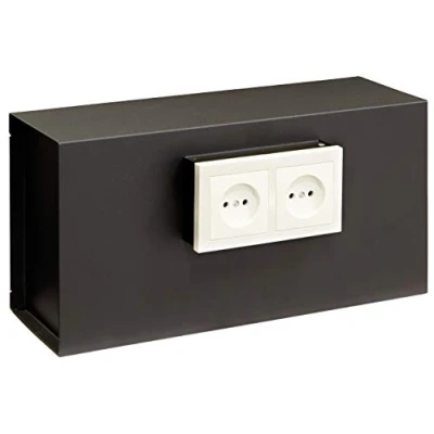 Imagen de ARREGUI Socket 23000W S1 Caja fuerte camuflada tras placa de enchufes empotrable en pared seguridad invisible 20x40x13 cm 9 L
