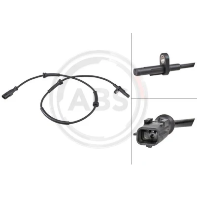 Imagen de A.B.S. 32075 Sensor de ABS 840 RENAULT: Trafic 3 Bus, 3, OPEL: Vivaro B Furgón norauto, oscaro, mister auto