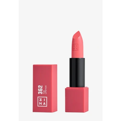 Imagen de 3INA MAKEUP The Lipstick 362 Rosa Labial Cremoso Barra de Labios Mate con Vitamina E y Manteca Karité Alta Pigmentación Olor a Vainilla Vegan Cruelty Free