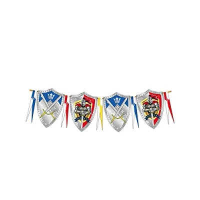 Imagen de Folat Knights Guirnalda para Temática Fiesta 6 Metros Multicolor