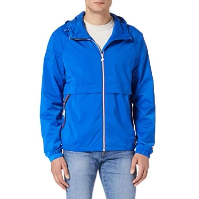 Imagen de Superdry Sportstyle Cagoule Coat, Azul Cobalto, S para Hombre